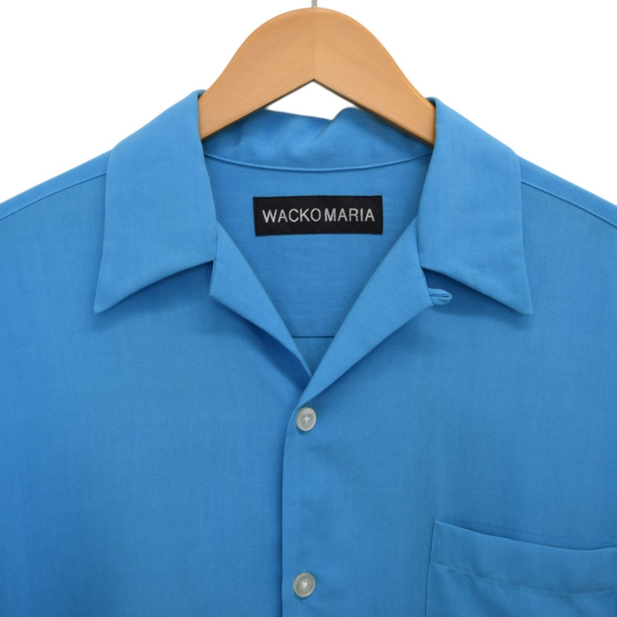 wackomaria 50'シャツ 黒/水色(2022ssアイテム) CATEGORY - SHIRTS - WACKO MARIA ONLINE STORE