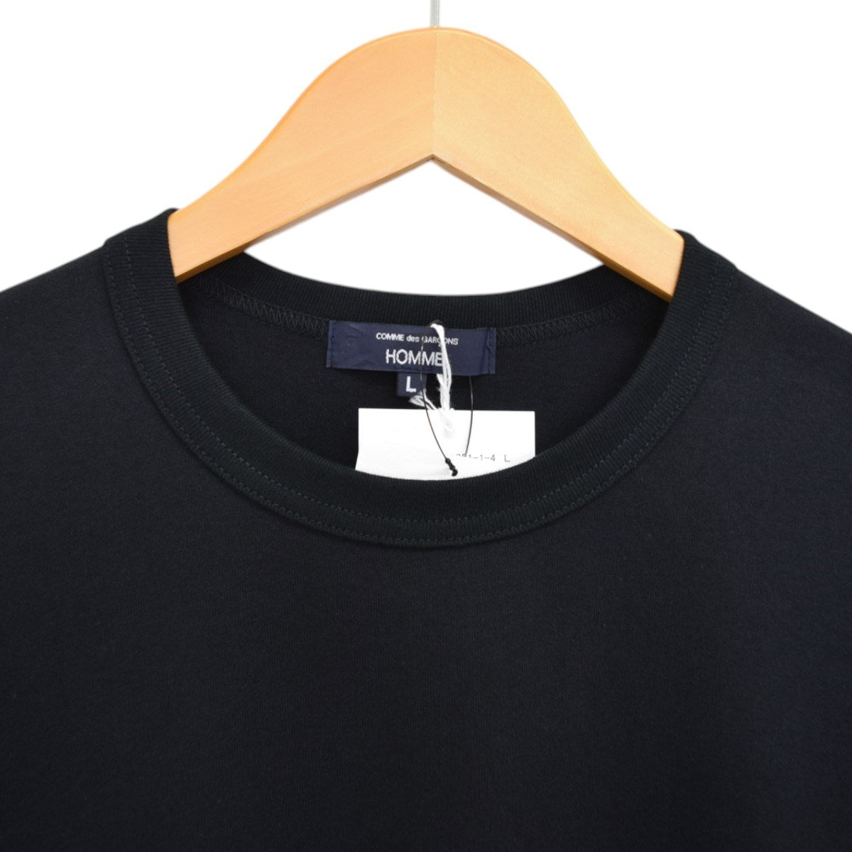 COMME des GARCONS HOMME ロゴプリント 綿天竺 半袖カットソーTシャツ 2025SSHP-T101-051 古着・中古-4枚目のアイテム画像