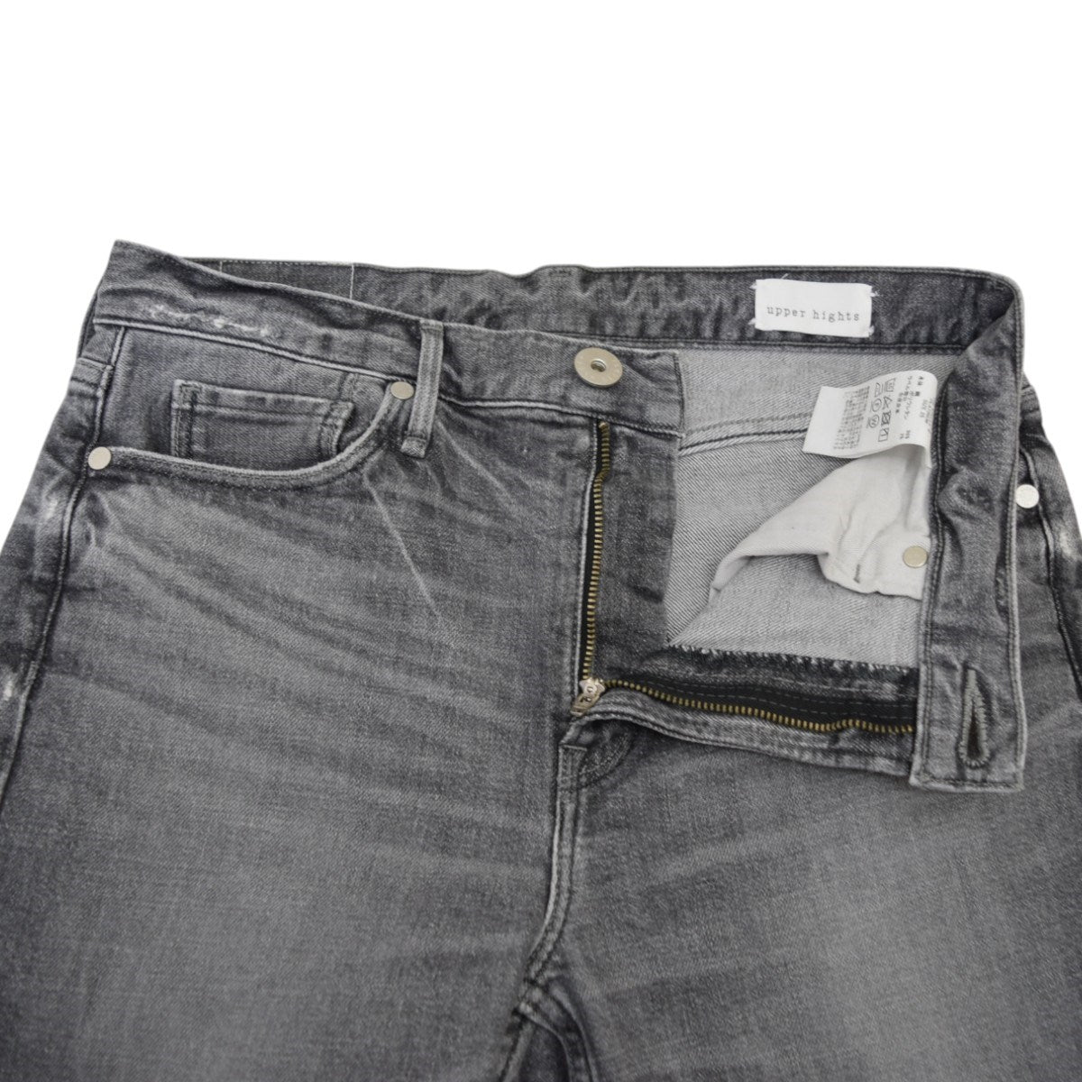 upper hights THE STELLA II PLATINUMユーズド加工スキニーデニムパンツ139300102PLN 古着・中古-3枚目のアイテム画像