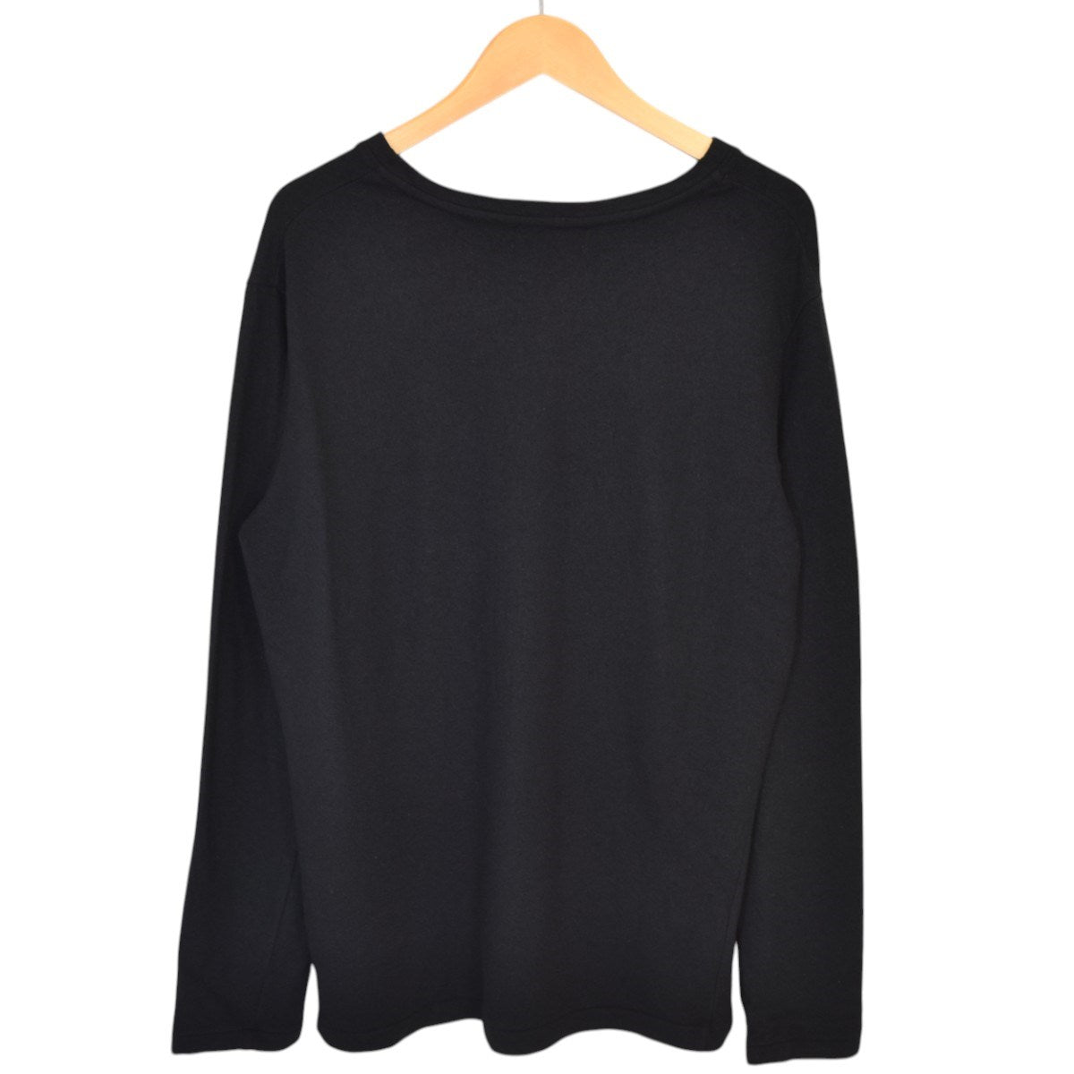 入手困難 00AW⭐️ヨウジヤマモトプールオム 長袖カットソー シルク ブラック Yohji Yamamoto POUR HOMME ヨウジヤマモト プールオム 17AW