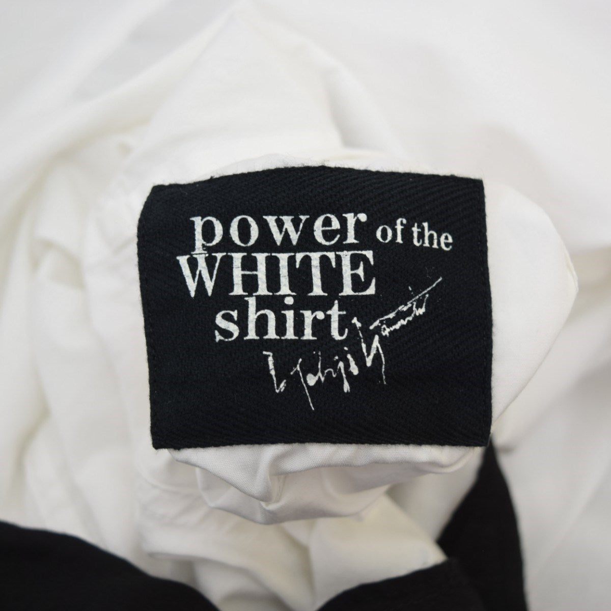 Yohji Yamamoto pour homme 白黒使いスペアカラーBリバーシブルデザインシャツ 2023AWHJ-B73-515 古着・中古-8枚目のアイテム画像