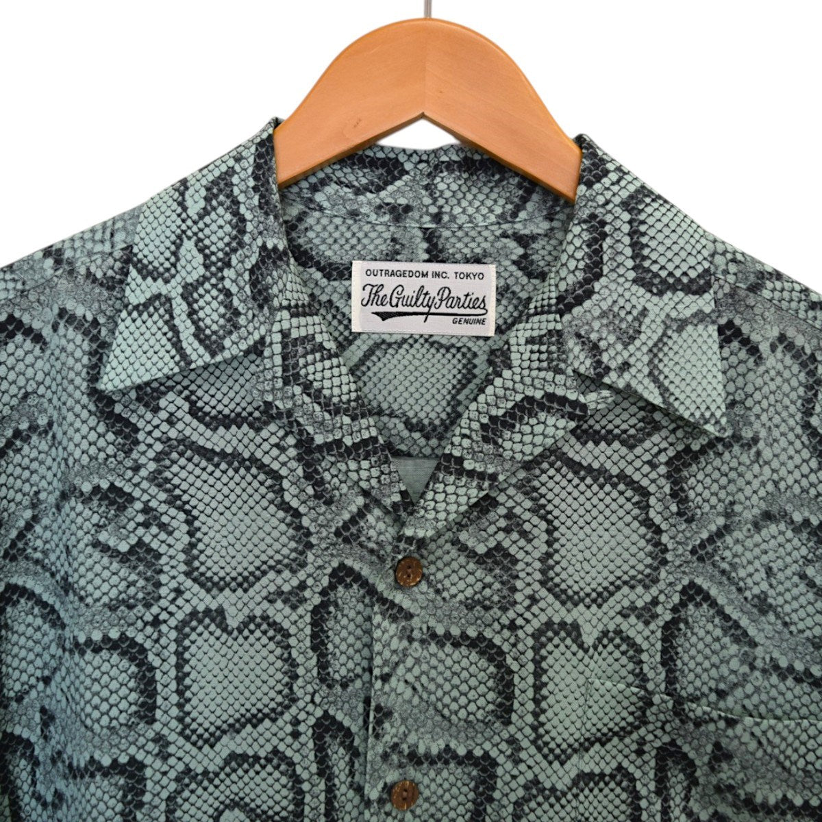 HAWAIIAN SHIRT S／S(TYPE-9)パイソン柄アロハシャツ 2022SS