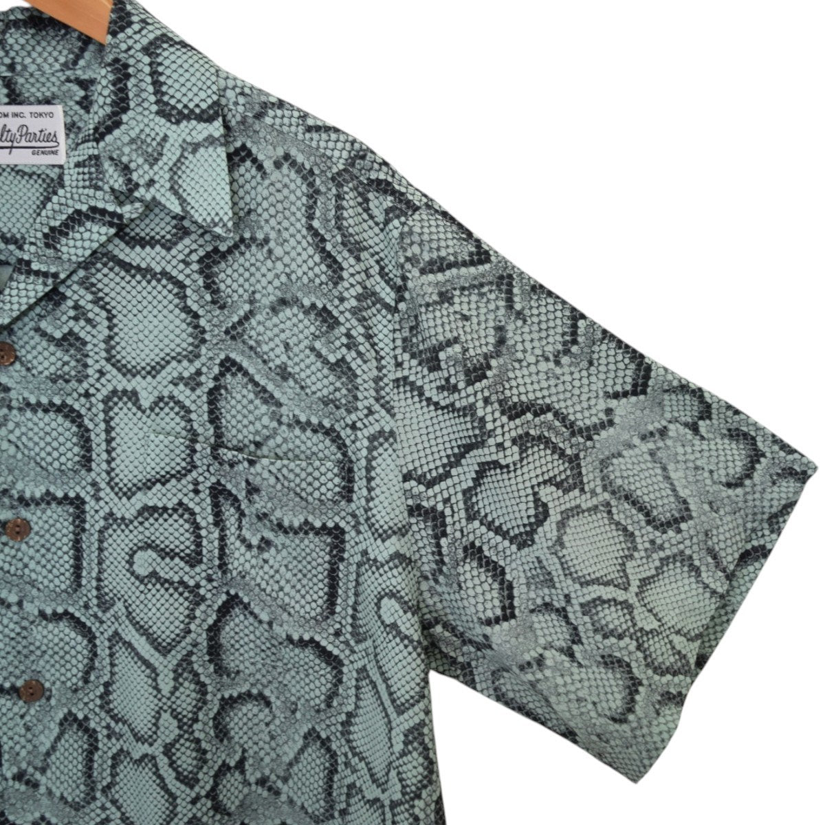 HAWAIIAN SHIRT S／S(TYPE-9)パイソン柄アロハシャツ 2022SS