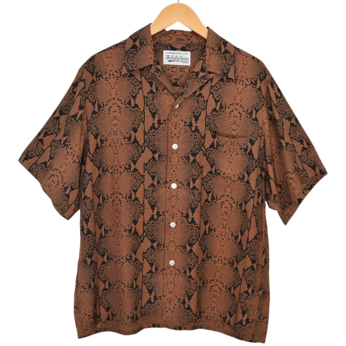 HAWAIIAN SHIRT S／S(TYPE-7)パイソン柄アロハシャツ 2023SS