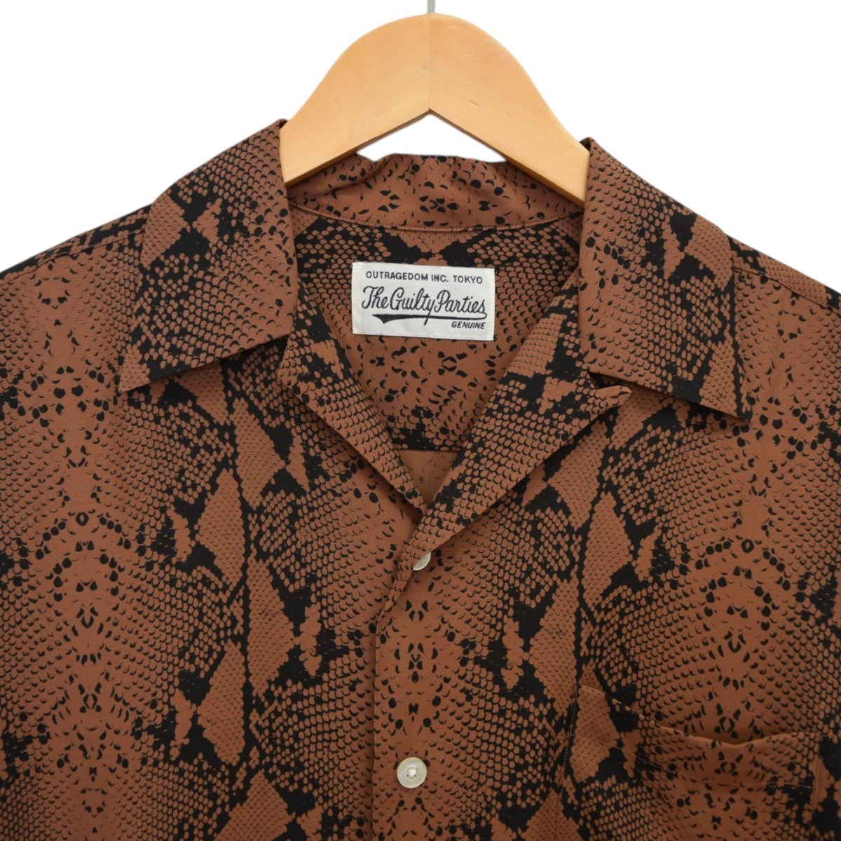 HAWAIIAN SHIRT S／S(TYPE-7)パイソン柄アロハシャツ 2023SS