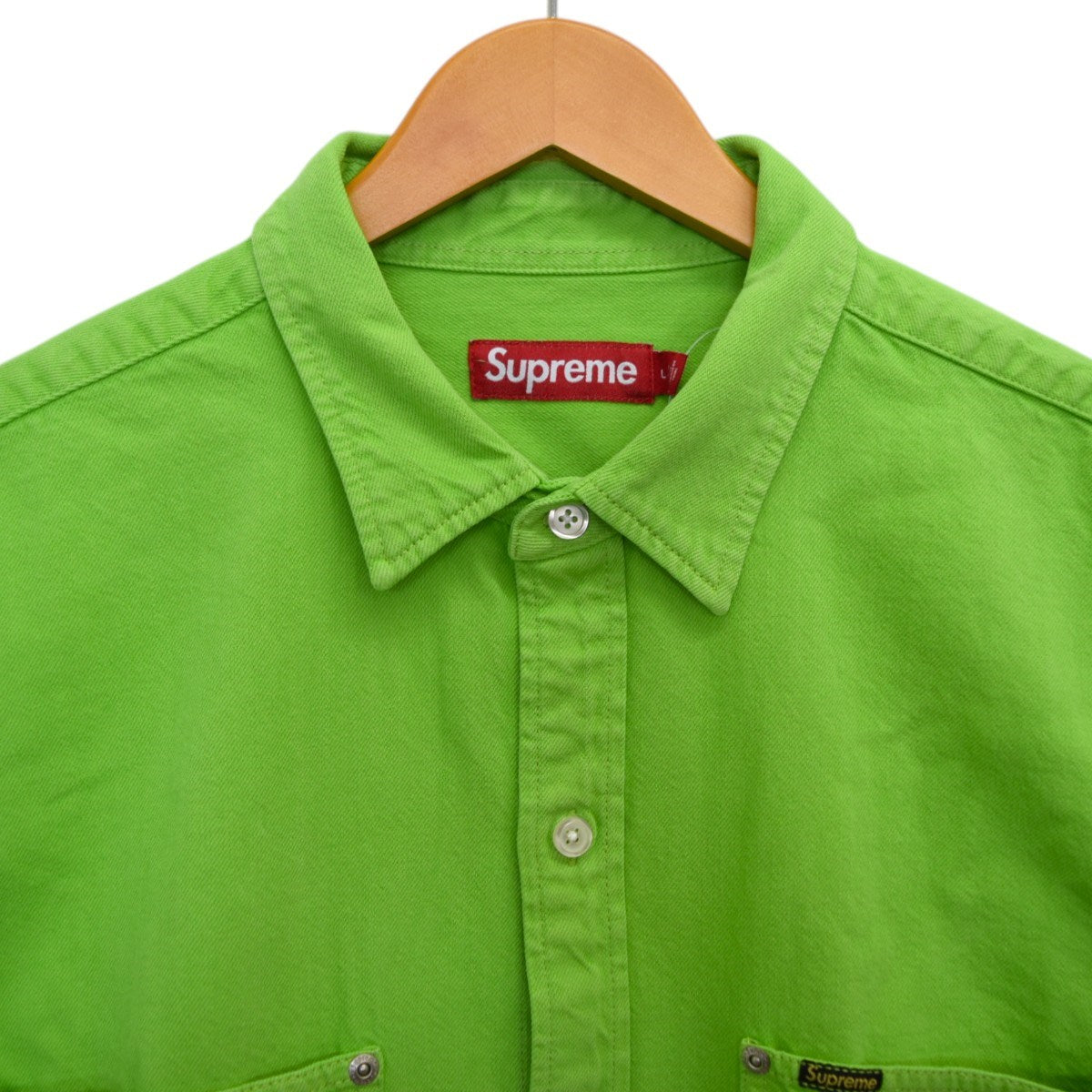 Supreme Loose Fit S／S Denim Painter ShirtSSデニムペインターシャツ 古着・中古-3枚目のアイテム画像
