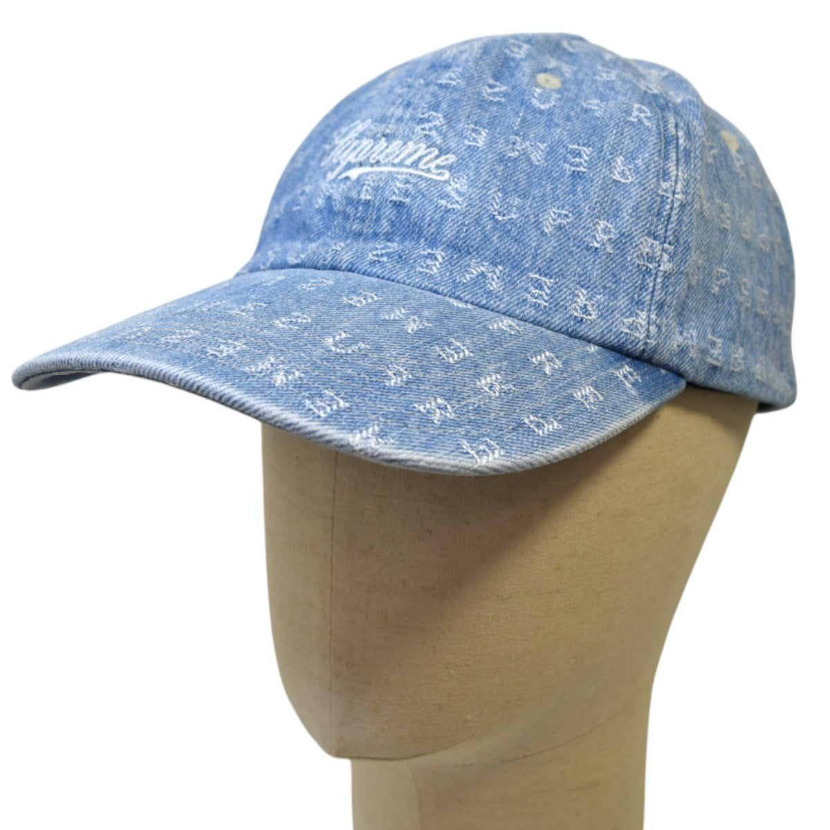 Supreme Jacquard Logos denim 6 Panelデニム キャップ 2020SS 古着・中古-1枚目のアイテム画像