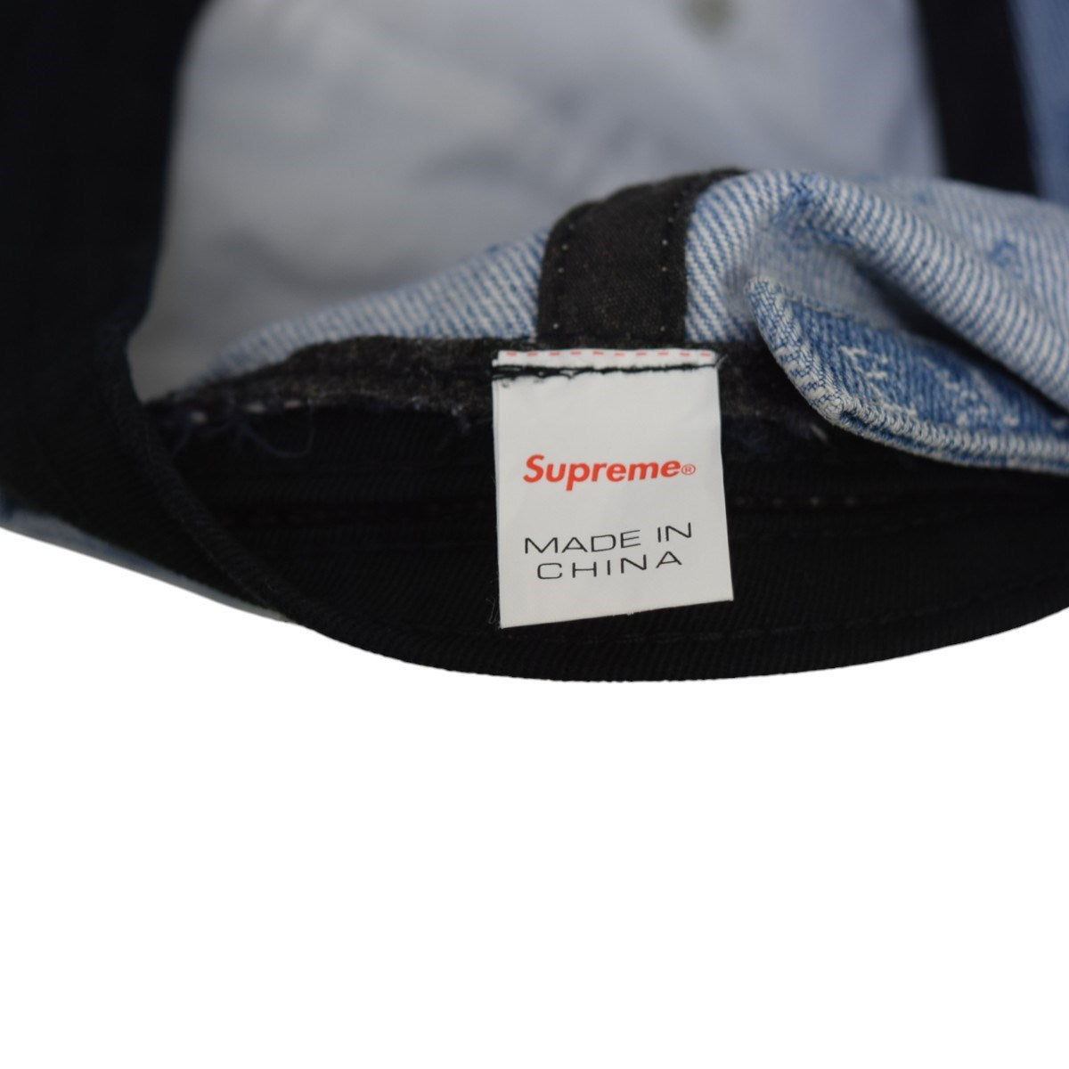 Supreme(シュプリーム) Jacquard Logos denim 6 Panelデニム キャップ