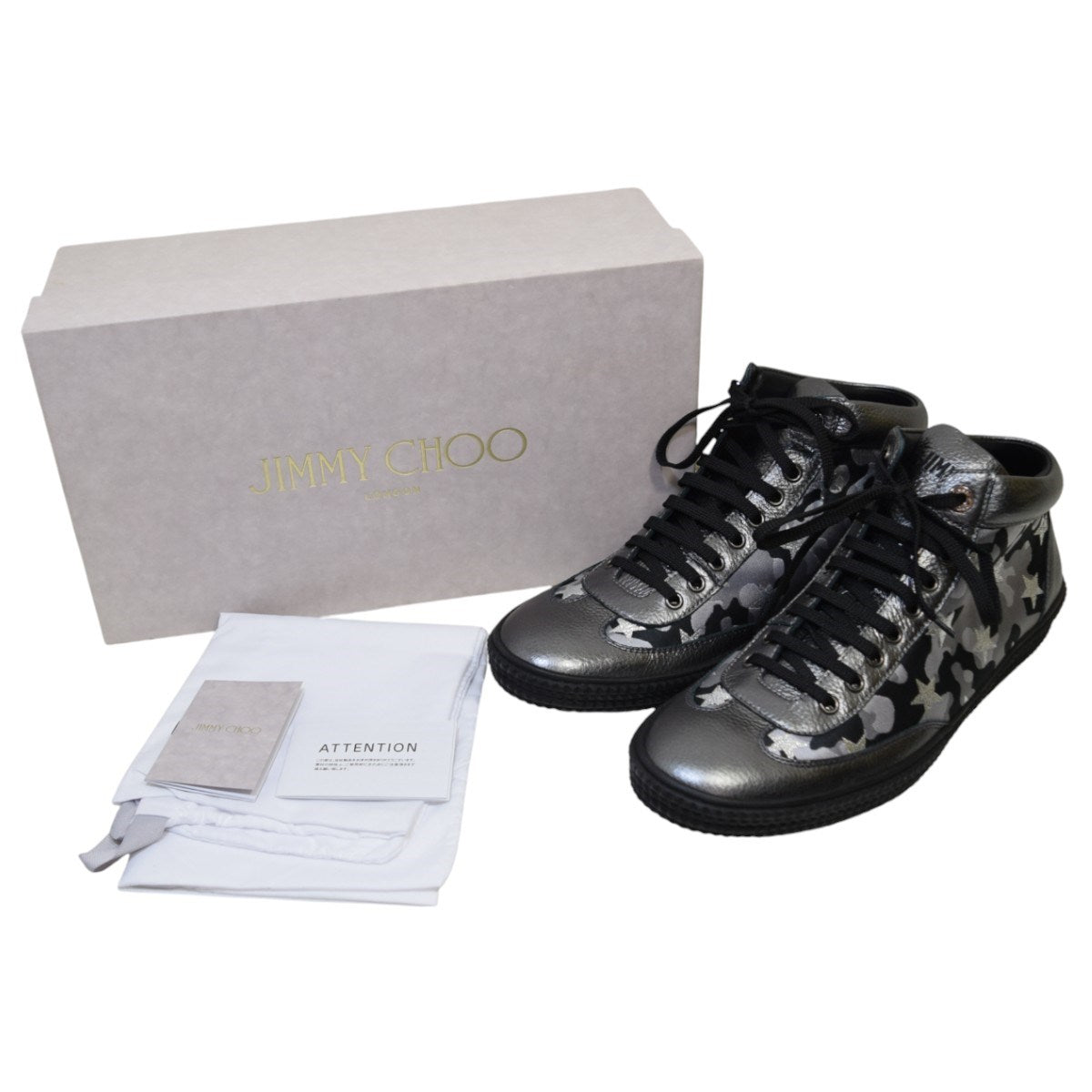 JIMMY CHOO VARLEYミッドカットスニーカーCSJ161 古着・中古-8枚目のアイテム画像