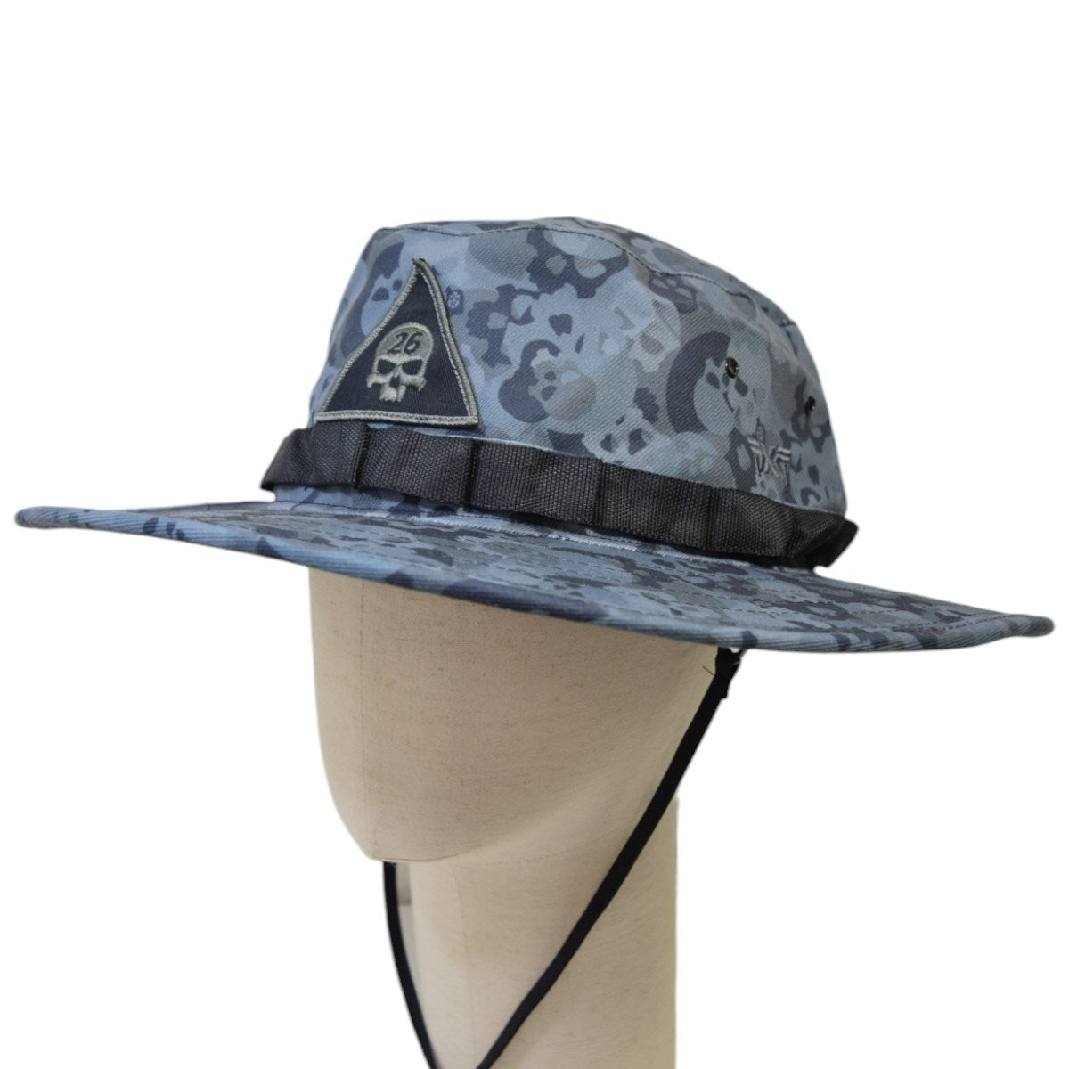 PXG×New Era ダークネススカルカモブッシュハット 古着・中古-1枚目のアイテム画像