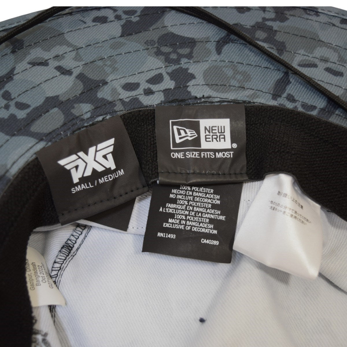 PXG×New Era ダークネススカルカモブッシュハット 古着・中古-7枚目のアイテム画像