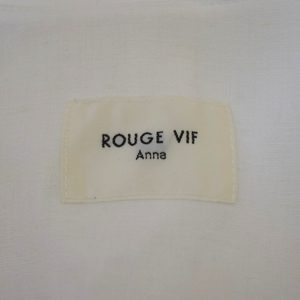 ROUGE VIF Anna リネン混サマーノーカラージレベスト 2025SS31510380000 古着・中古-6枚目のアイテム画像