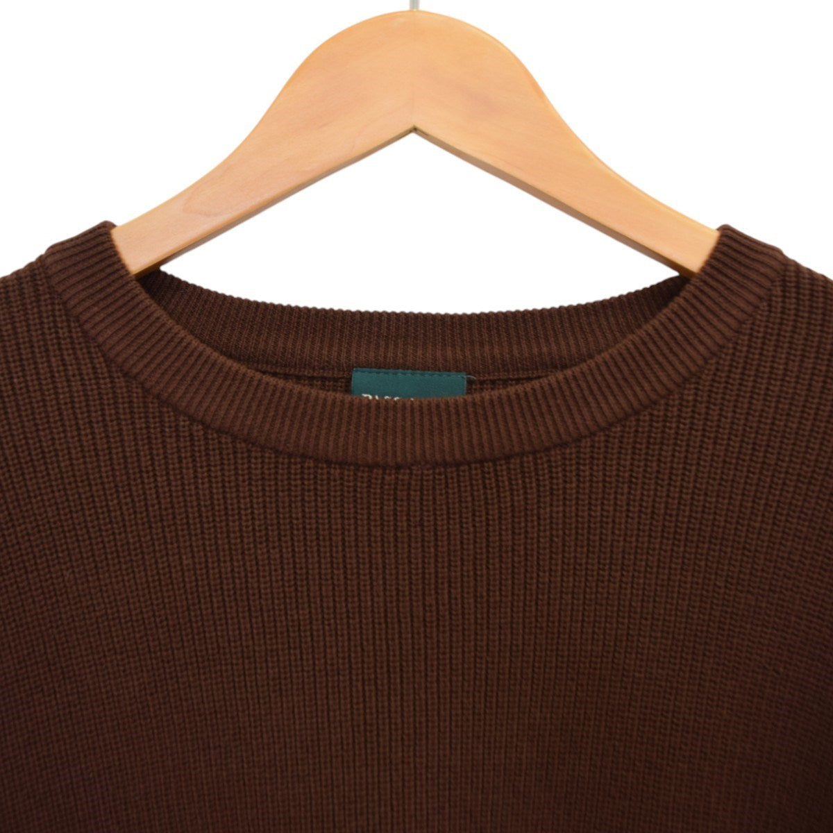 PASS~PORT Organic Cotton Stripe Knit Sweaterオーガニックコットンクルーネックニット 古着・中古-3枚目のアイテム画像