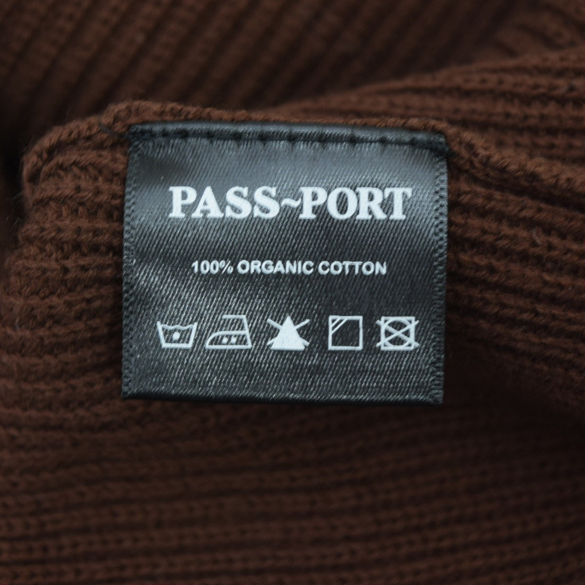 PASS~PORT Organic Cotton Stripe Knit Sweaterオーガニックコットンクルーネックニット 古着・中古-6枚目のアイテム画像