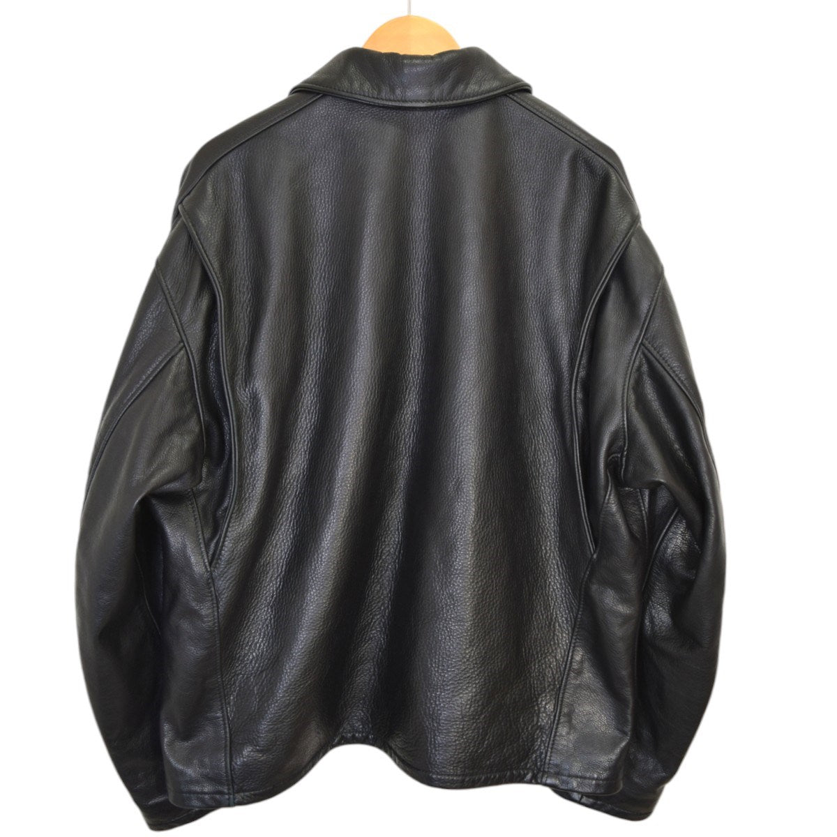 Supreme×Schott Leather Racer Jacketカウレザージャケット 2023SS 古着・中古-2枚目のアイテム画像