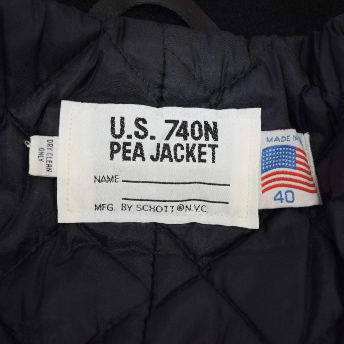 Schott(ショット) 740N PEA JACKETピーコート 90S タグ付き