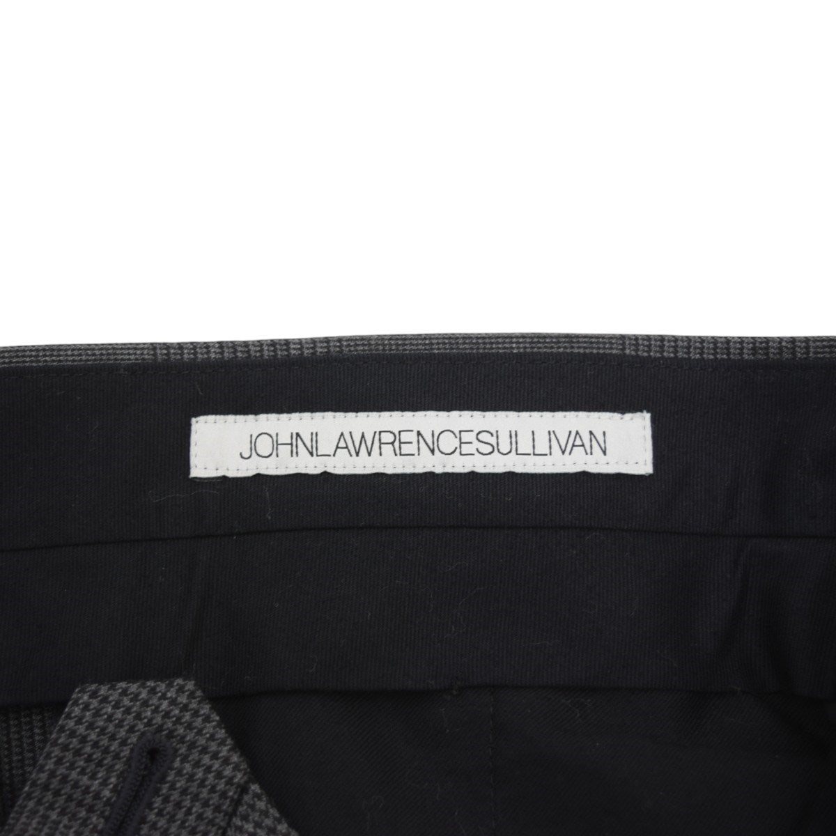 WOOL STRAIGHT TROUSERSウールチェックトラウザース 2024SS2A001-0124-01