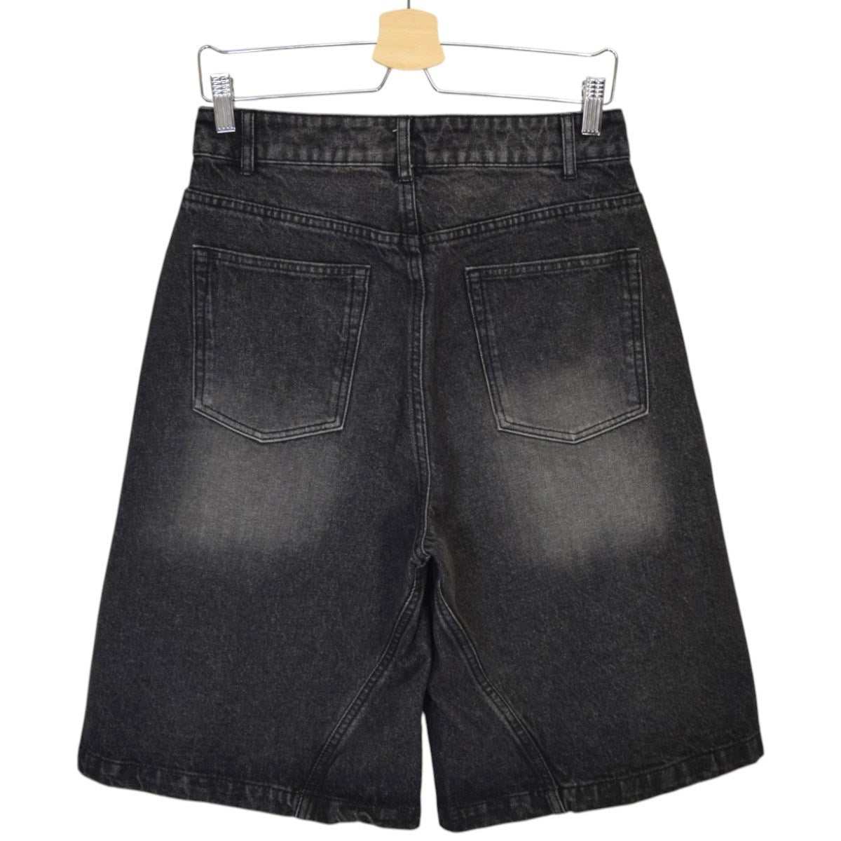 CURVED SEAM DENIM WIDE SHORTSデニムショートパンツWYsp171