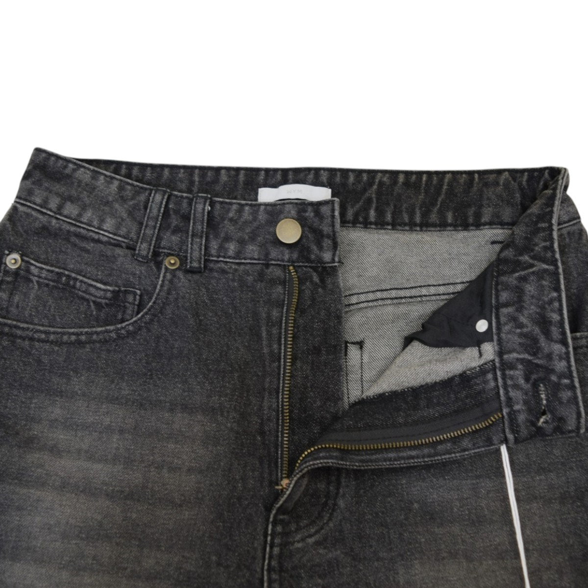 CURVED SEAM DENIM WIDE SHORTSデニムショートパンツWYsp171