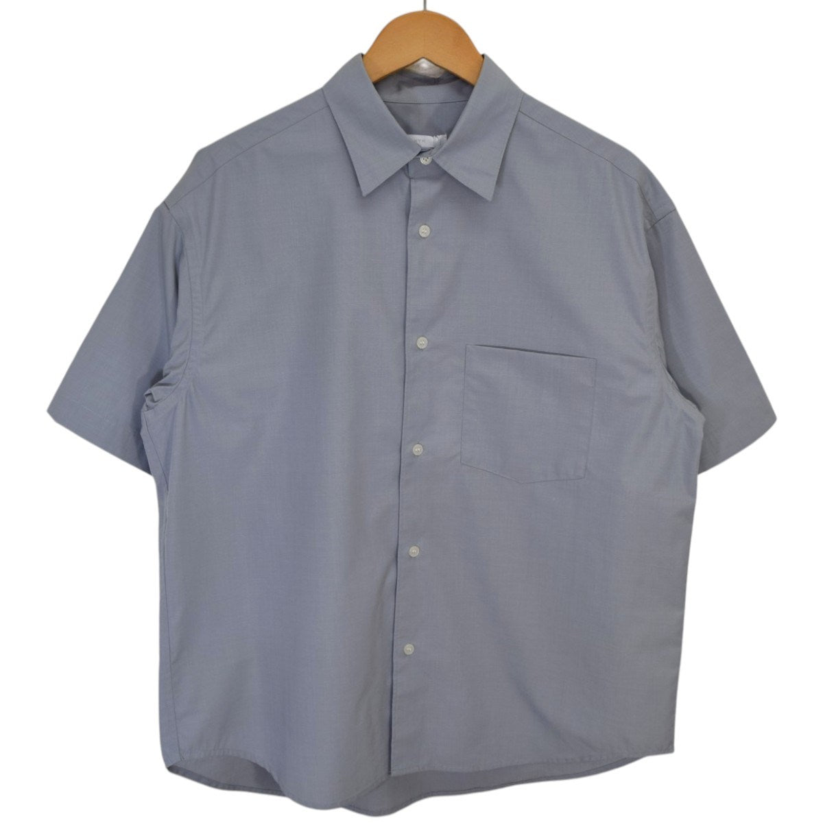 NEW BASIC MICRO SPAN BOX H／S SHIRTショートスリーブシャツWYsh738