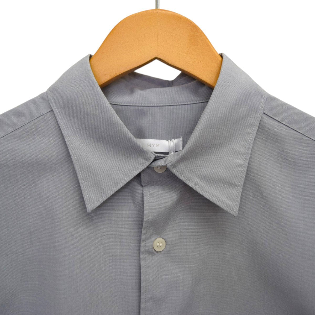 NEW BASIC MICRO SPAN BOX H／S SHIRTショートスリーブシャツWYsh738