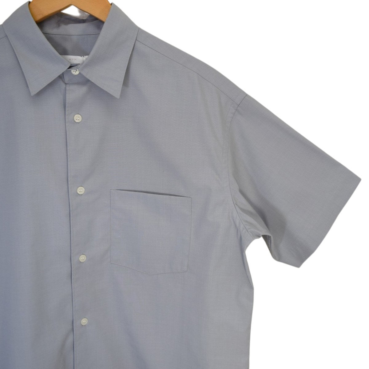 NEW BASIC MICRO SPAN BOX H／S SHIRTショートスリーブシャツWYsh738