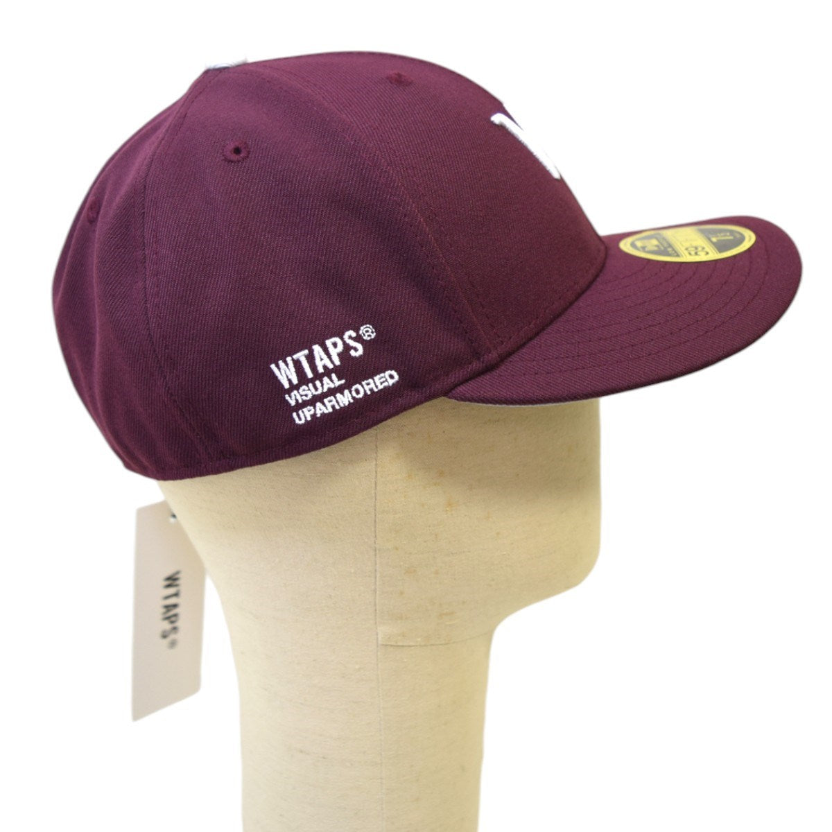WTAPS 59FIFTY NEWERA MAROON M 3/8 ZOON ダ WTAPS×New Era 59Fifty Low Profile ／ Cap ／ Poly Twill New