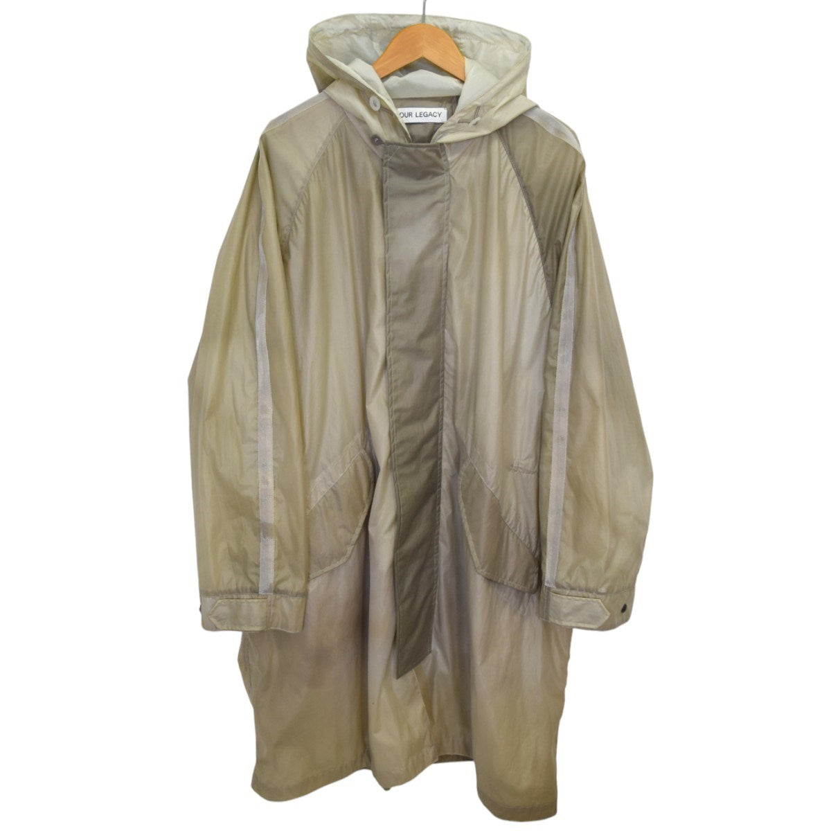 Cloak ParkaフーデッドナイロンコートM2221CF