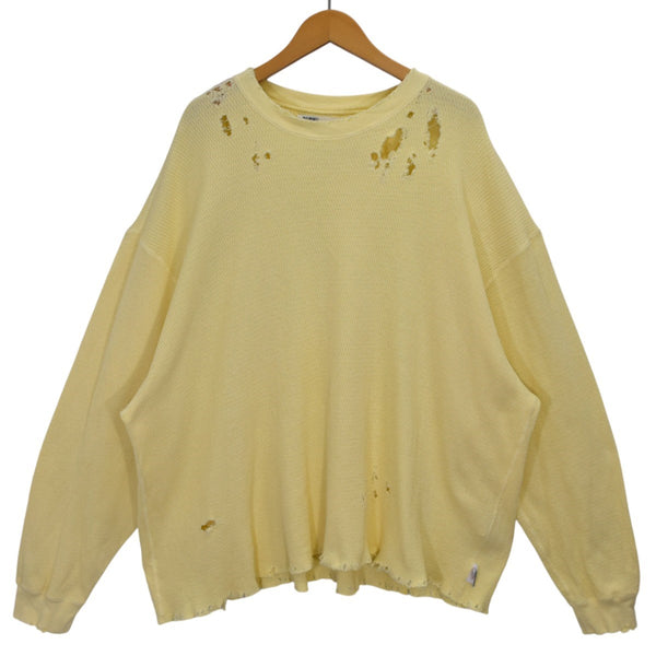 DAIRIKU(ダイリク) Thrift Thermal Teeダメージ加工サーマルカットソー