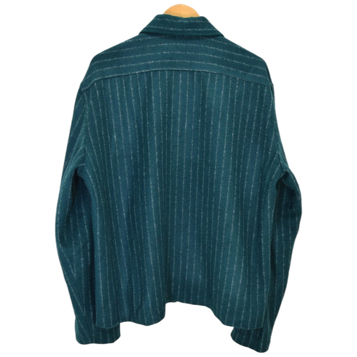 BIT TWO POCKET STRIPESストライプウールジップジャケット