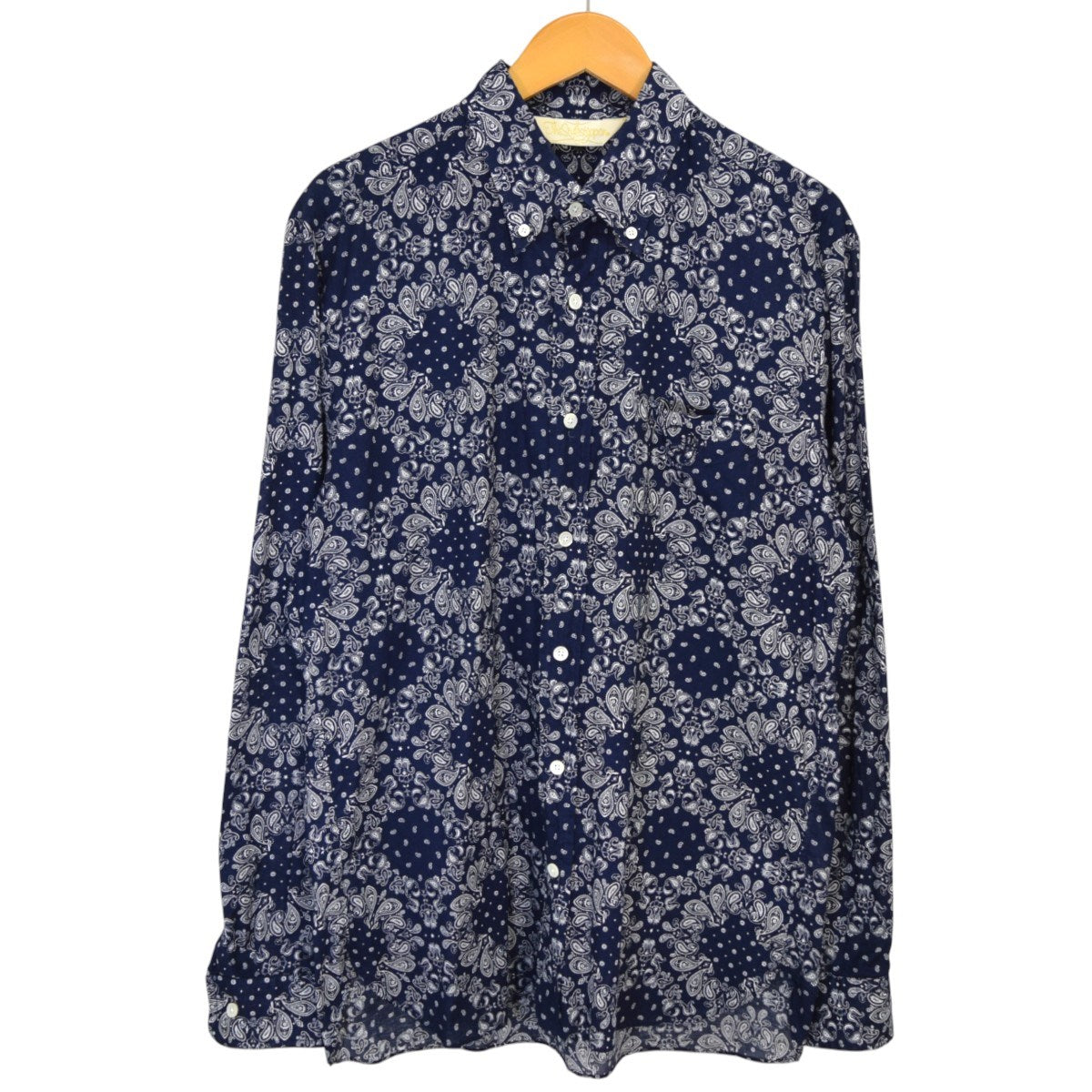 B．D Chambray ShirtsペイズリーシャツTSJS-91503-24