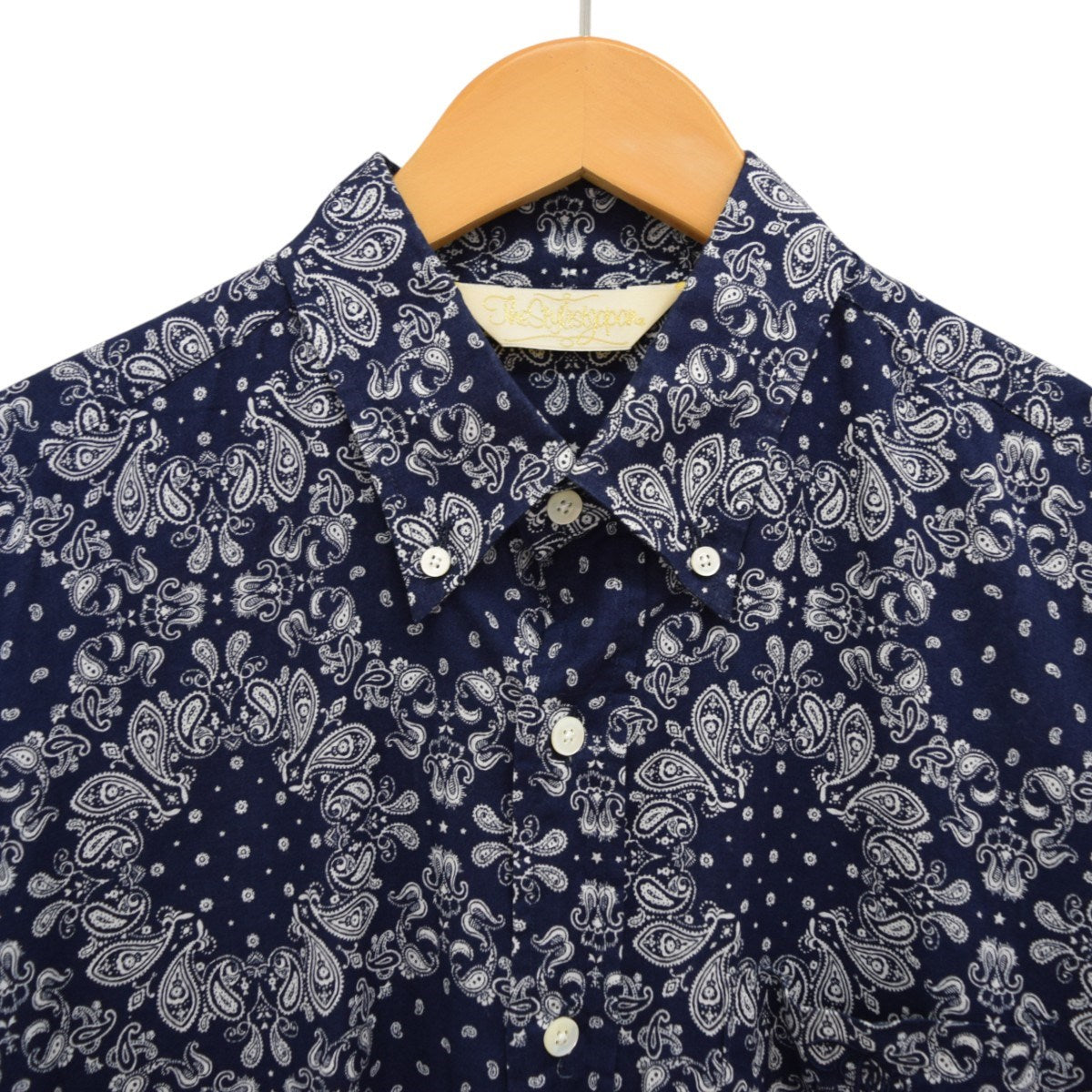 B．D Chambray ShirtsペイズリーシャツTSJS-91503-24