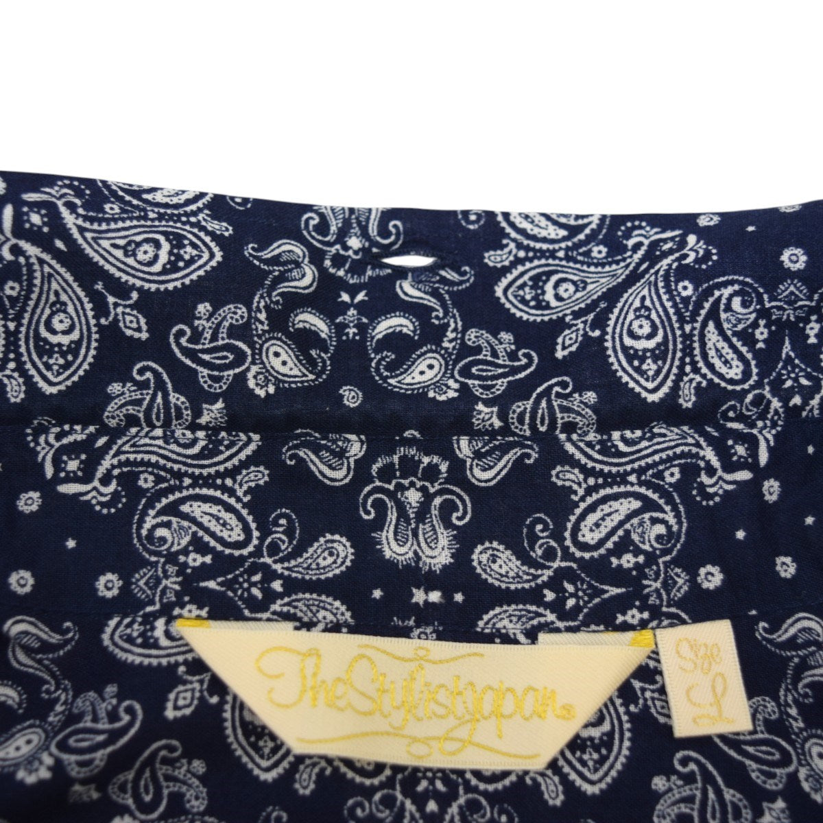 B．D Chambray ShirtsペイズリーシャツTSJS-91503-24
