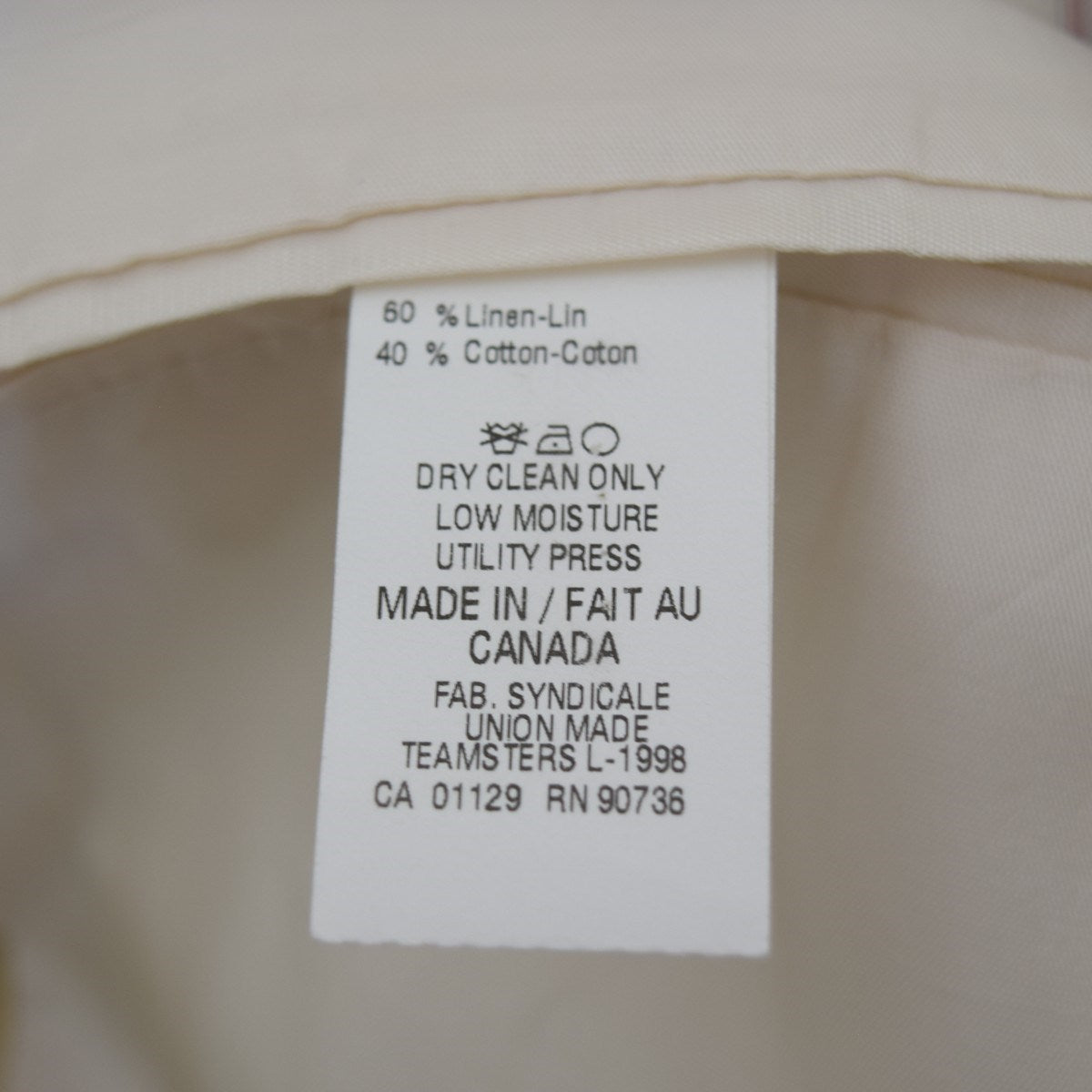 LAUREN RALPH LAUREN リネンコットン3Bジャケット 古着・中古-9枚目のアイテム画像