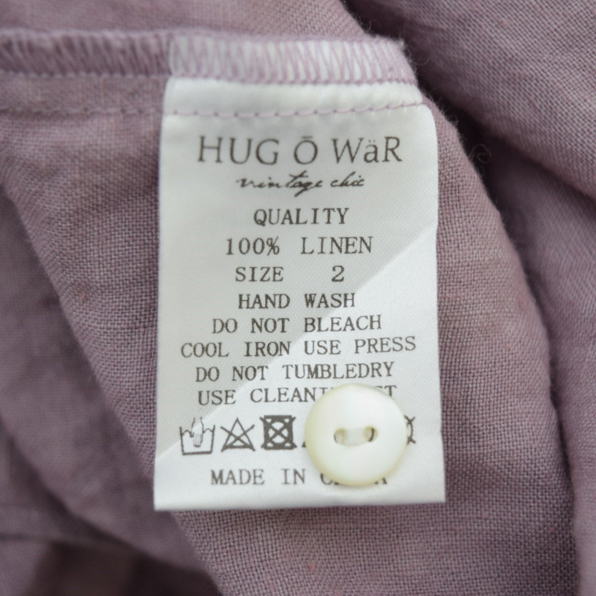 Hug O’War リネンフリルティアードワンピース 古着・中古-6枚目のアイテム画像
