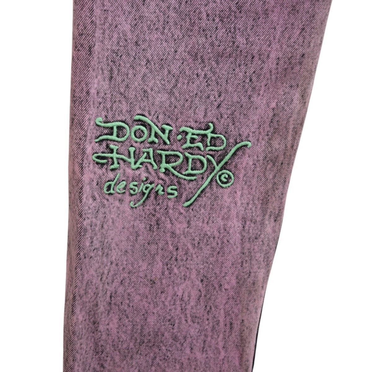 EH Green Snake Dagger Patches Denimデニムパンツ