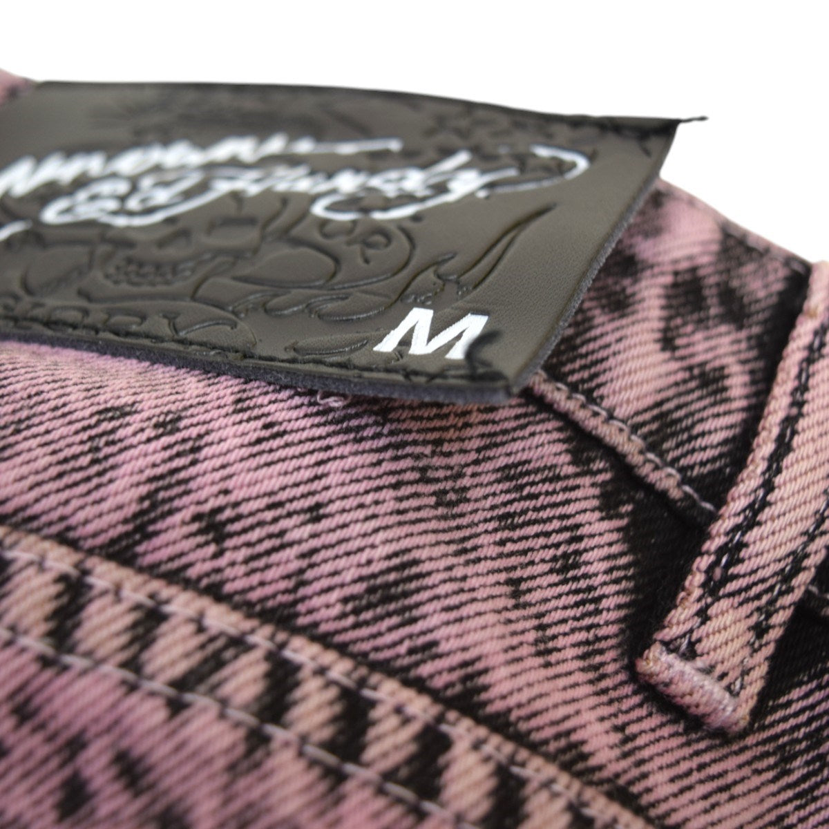 EH Green Snake Dagger Patches Denimデニムパンツ