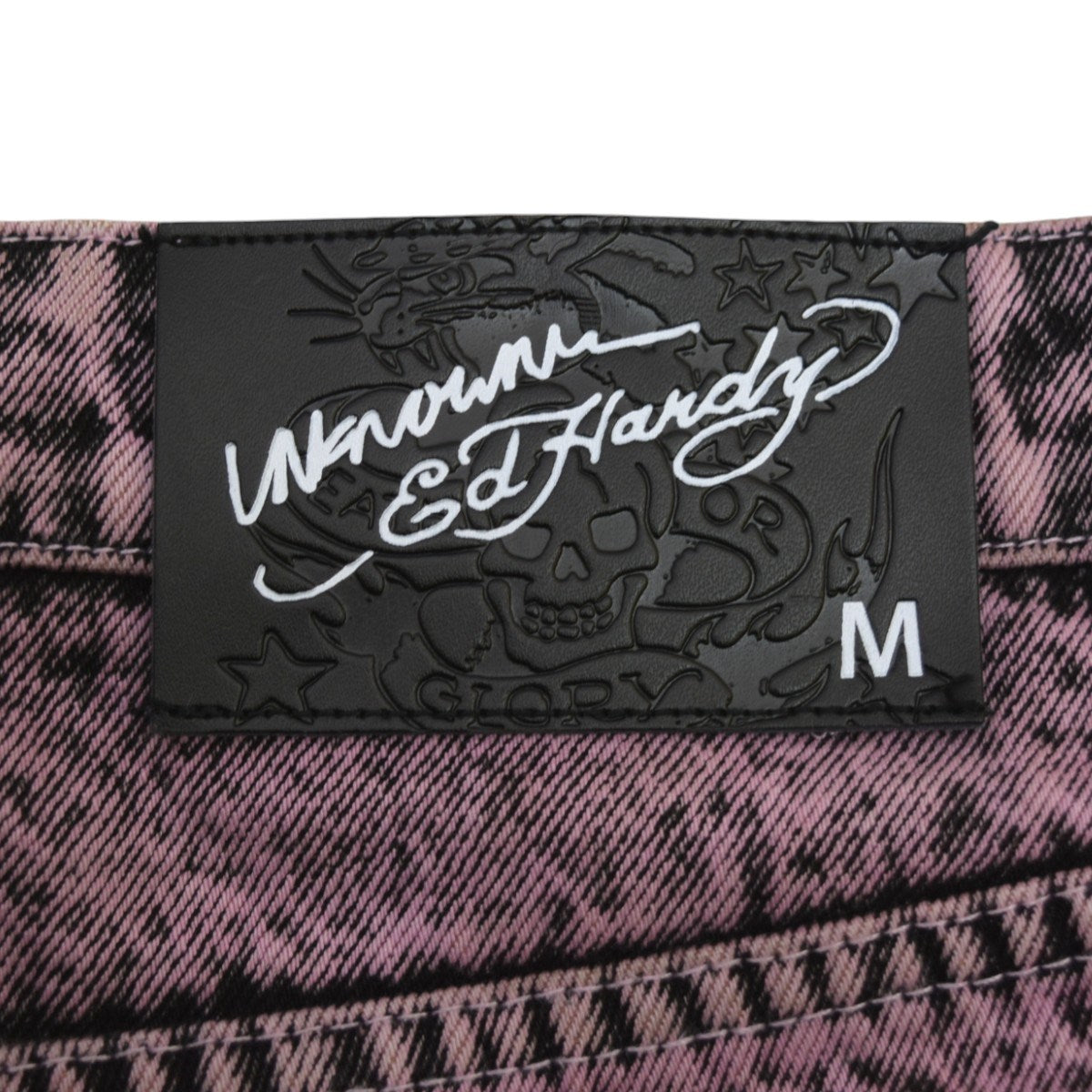 EH Green Snake Dagger Patches Denimデニムパンツ