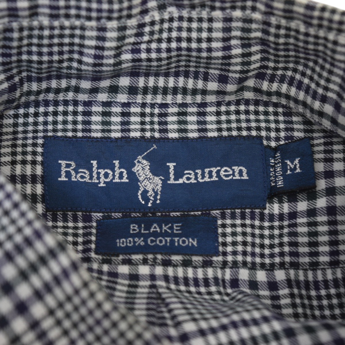 BLAKEボタンダウンチェックシャツ