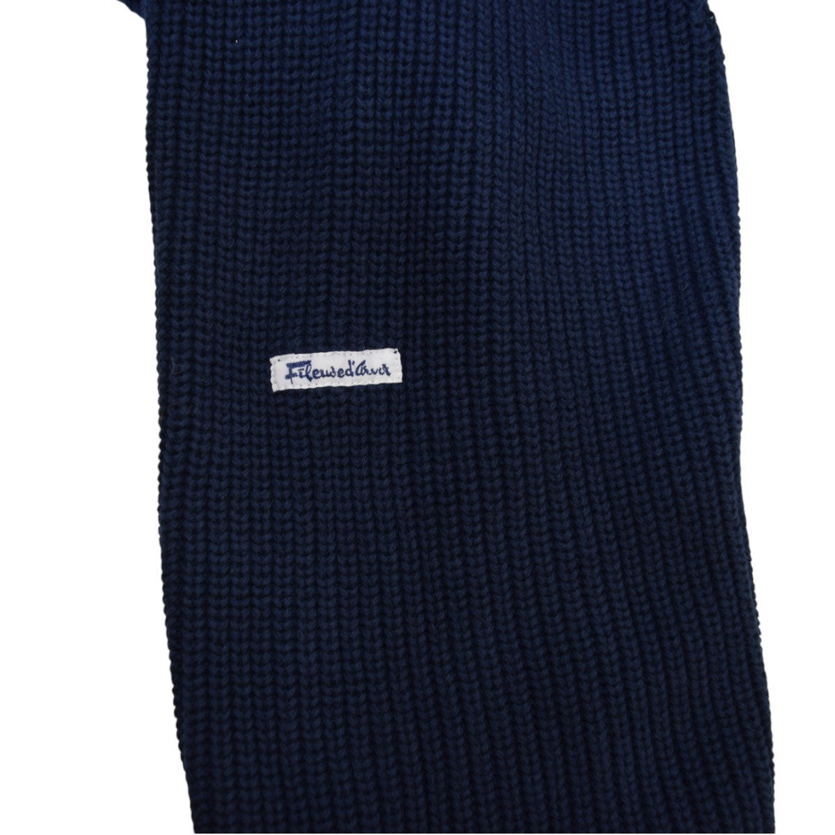 BLUE BLUE ボートネックコットンニット MADE IN FRANCE 古着・中古-7枚目のアイテム画像