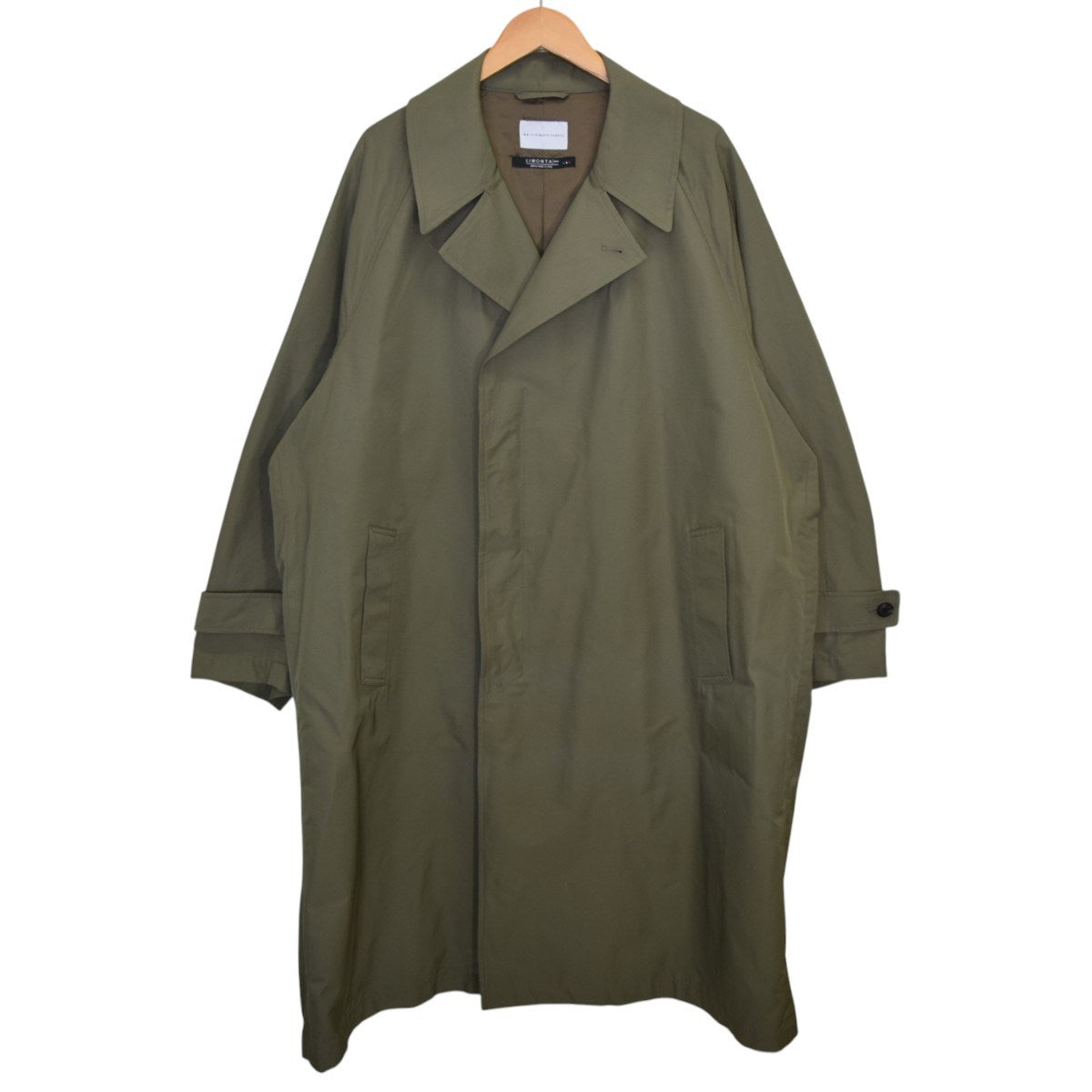 MB ULTIMATE FABRIC MEMORY TWILL シングルトレンチコート by LIMONTA ITALY24MB-01 古着・中古-1枚目のアイテム画像