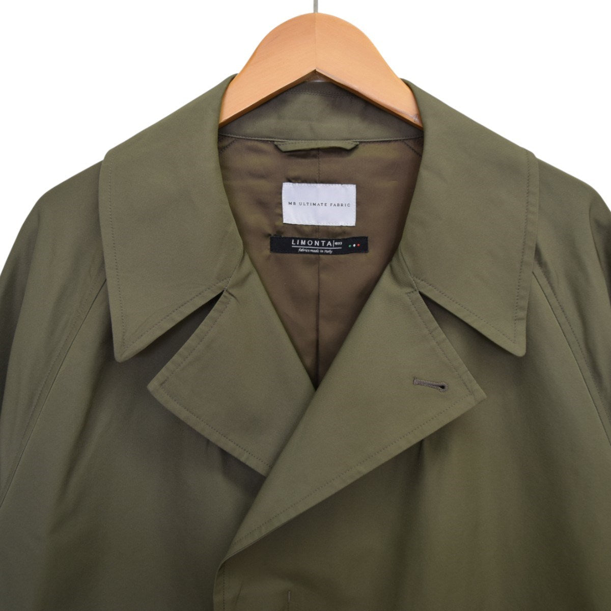 MB ULTIMATE FABRIC MEMORY TWILL シングルトレンチコート by LIMONTA ITALY24MB-01 古着・中古-4枚目のアイテム画像