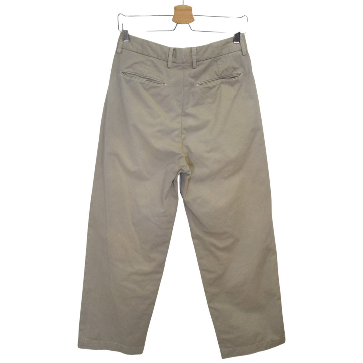 RICCARDO METHA 1TUCK WIDE TROUSERSチノパンRM191DT14011 古着・中古-2枚目のアイテム画像