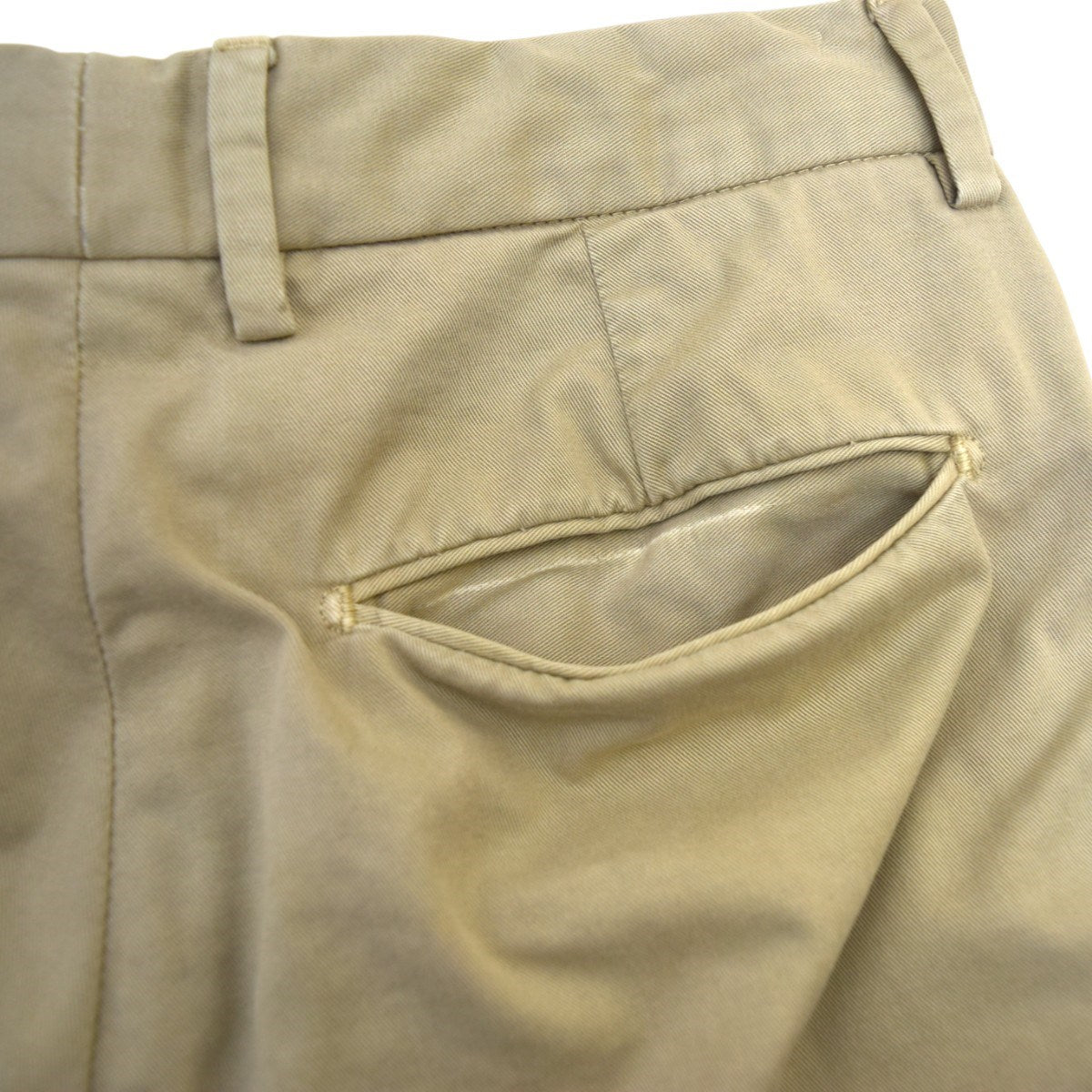 RICCARDO METHA 1TUCK WIDE TROUSERSチノパンRM191DT14011 古着・中古-4枚目のアイテム画像