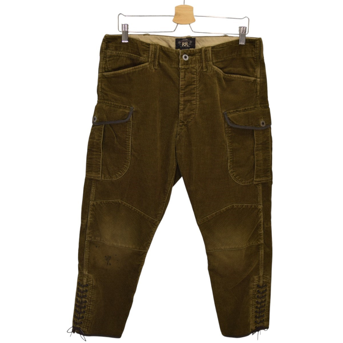 RRL ヴィンテージ加工レースアップコーデュロイパンツMNRRBTMM4100054 古着・中古-1枚目のアイテム画像