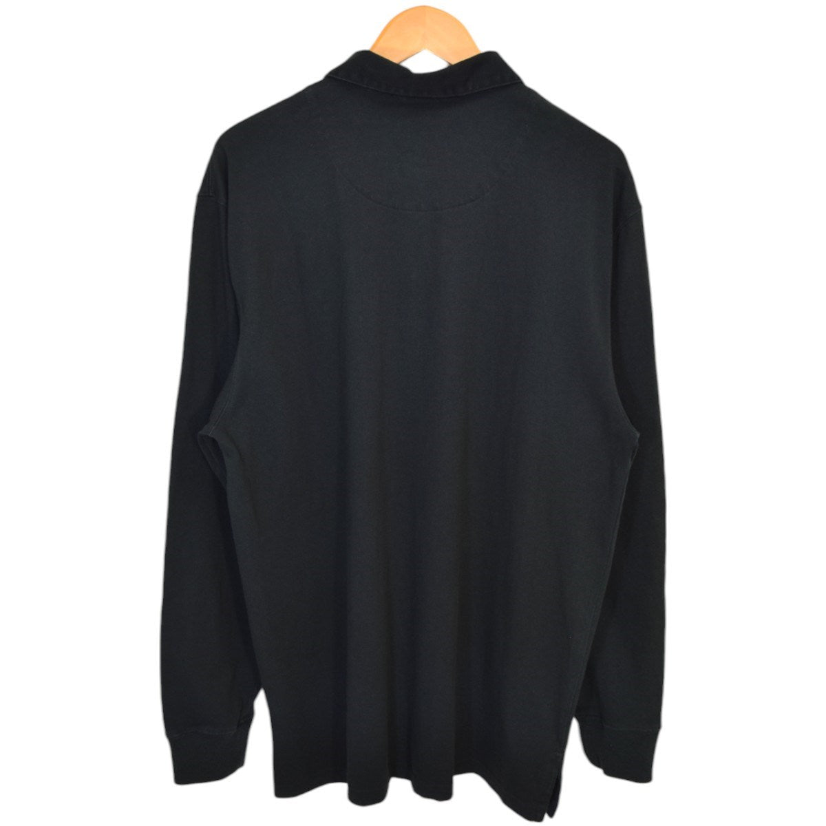 Polo by Ralph Lauren ラガーシャツ  黒 POLO RALPH LAUREN(ポロラルフローレン) ラガーシャツ ブラック サイズ