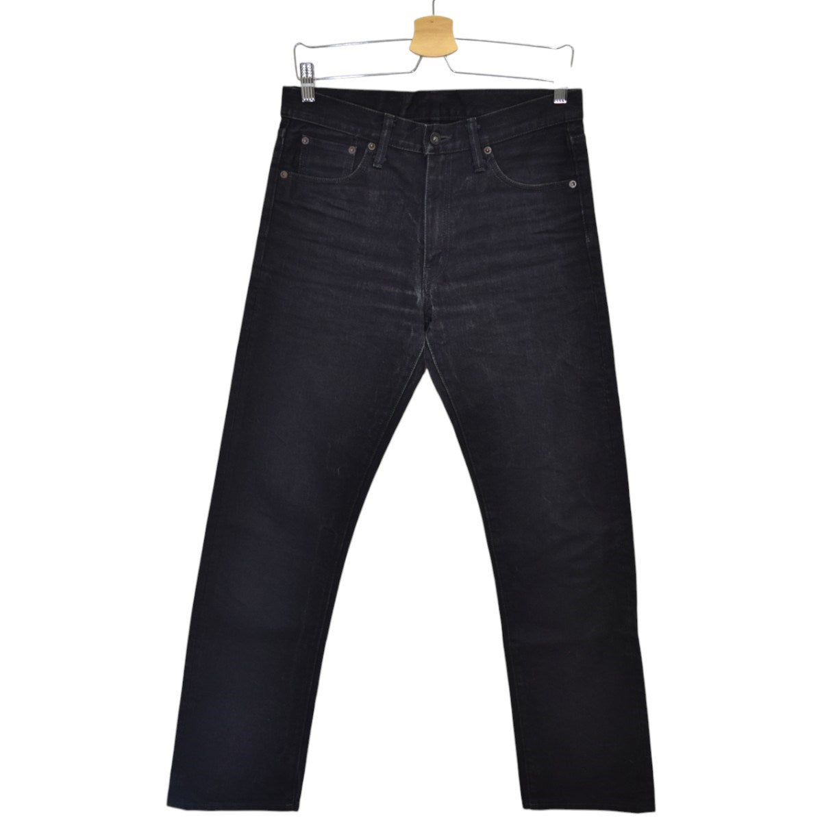 MARUNI JEANS 毘沙門天ブラックデニムパンツBI-1102 古着・中古-1枚目のアイテム画像