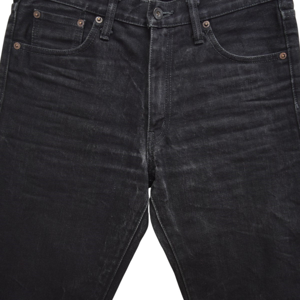 MARUNI JEANS 毘沙門天ブラックデニムパンツBI-1102 古着・中古-3枚目のアイテム画像