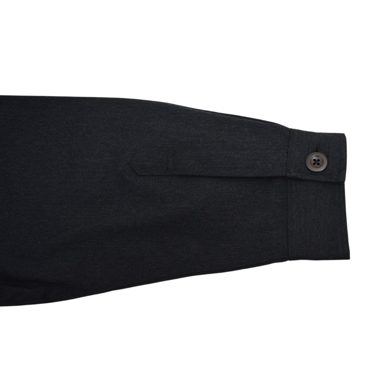 MHL COTTON WOOL TWILL OPコットンウールバンドカラーワンピース 古着・中古-4枚目のアイテム画像