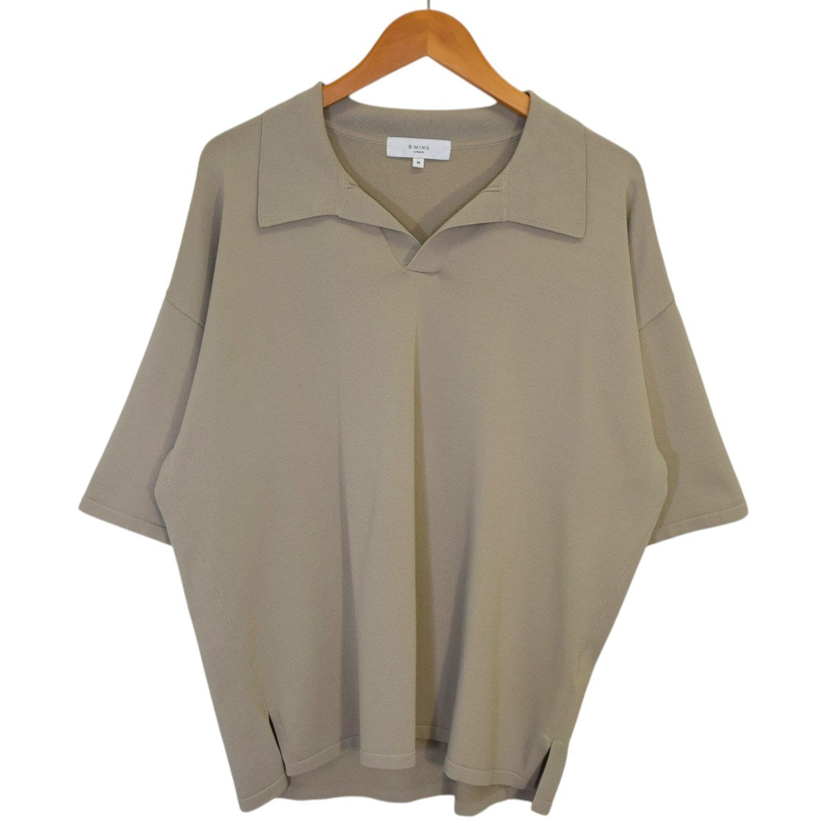 14Gスキッパーポロニットポロシャツ